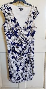 Faux wrap dress